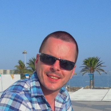 a picture of Simon in the sun!